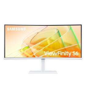 Samsung S65TC LED display 86,4 cm (34") 3440 x 1440 Pixeles UltraWide Quad HD Blanco