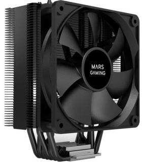 Ventilador Con Disipador De Cpu Mars Gaming Mcpupro 6 Heatpipes Base De Cobre Ventilador De 120mm Refrigeracion 200w Tdp Alta