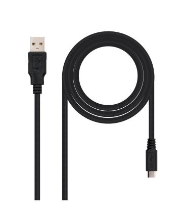 Nanocable CABLE USB 2.0, TIPO A M-MICRO USB B M, 0.8 M