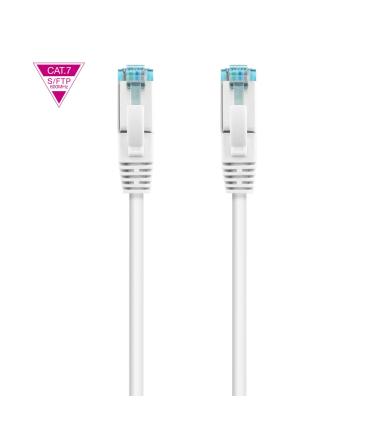 Nanocable Cable de Red Cat.7 600MHZ LSZH SFTP PIMF AWG26, Blanco, 25 cm