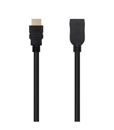 Nanocable Cable HDM 2.0 Prolongador A M-A H, Negro, 3 m