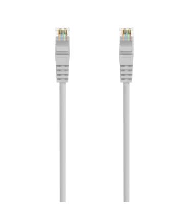 AISENS Cable de Red Latiguillo RJ45 LSZH Cat.6A 500 Mhz UTP AWG24, Gris, 1.5M