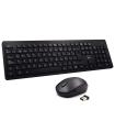 Ewent EW3256 teclado Ratón incluido Universal RF inalámbrico QWERTY Español Negro