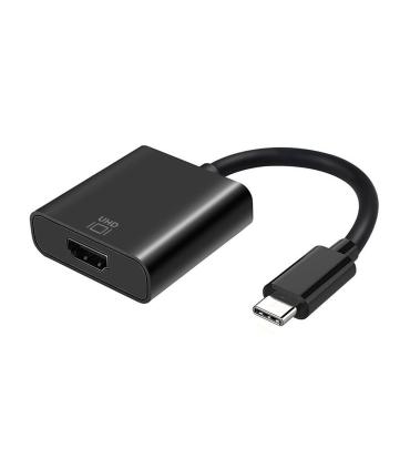 AISENS Conversor USB-C a HDMI 4k@60Hz, USB-C M-HDMI H, Negro, 15cm