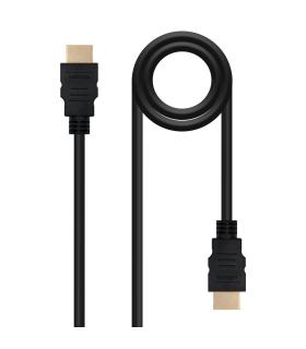 Nanocable Cable HDMI V1.4 Alta Velocidad   HEC), A M-A M, Negro, 1 m