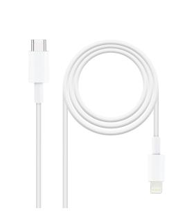 TooQ 10.10.0602 cable de conector Lightning 2 m Blanco