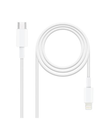 TooQ 10.10.0602 cable de conector Lightning 2 m Blanco