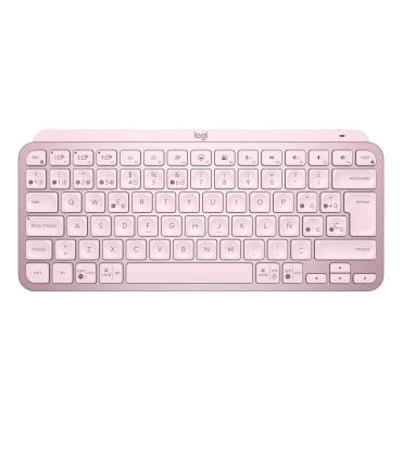 Logitech MX Keys Mini teclado Oficina RF Wireless + Bluetooth QWERTY Español Rosa