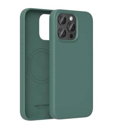 Funda Silicona con Magsafe Vention KUDG0-10/ Compatible con iPhone 13/ Verde