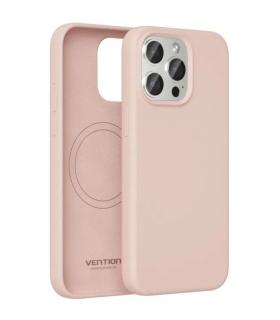 Funda Silicona con Magsafe Vention KUEP0-10/ Compatible con iPhone 14/ Rosa