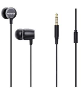 Auriculares Intrauditivos Aiwa ESTM-20BK/ con Micrfono/ Jack 3.5/ Negros