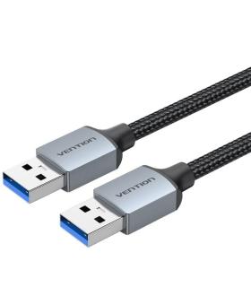 Cable USB 3.0 Vention CTSHD/ USB Macho - USB Macho/ 5Gbps/ 50cm/ Negro