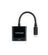 Nanocable Conversor USB-C a HDMI 4K, USB-C M-HDMI H, Negro, 15 cm