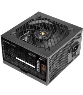 Fuente de Alimentacin Mars Gaming MPB650SI/ 650W/ Ventilador 12cm/ 80 Plus Bronze