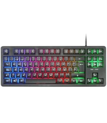 Teclado Gaming SemiMecnico Mars Gaming MK023/ Negro