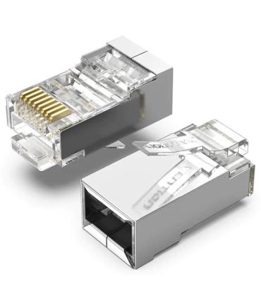 Conector RJ45 IDCR0-10/ Cat.6 FTP/ 10 uds