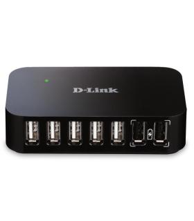 D-Link DUB-H7 USB 2.0 Type-B 480 Mbit s Negro