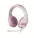 Konix Geek Girl Crystal Auriculares Alámbrico Diadema Juego Rosa, Blanco