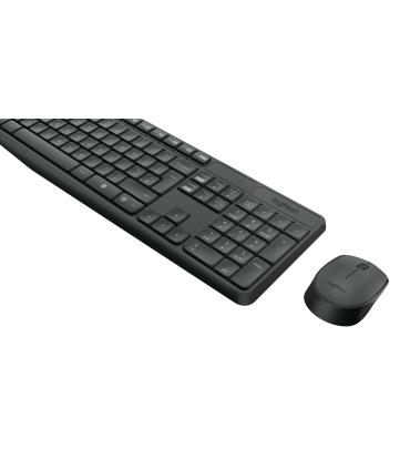 Logitech MK235 teclado Ratón incluido Hogar USB QWERTY Internacional de EE.UU. Gris