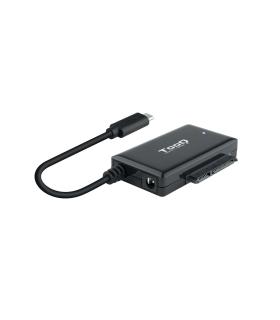 TooQ TQHDA-02C base de conexión para disco duro USB 3.2 Gen 1 (3.1 Gen 1) Type-C Negro