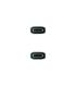 Nanocable Cable USB 3.2 Gen2x2 20Gbps 5A 100W, 4K 60Hz, USB-C M-USB-C M, Gris Negro, 3 m