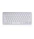 Ewent EW3161 teclado Bluetooth QWERTY Espaol Plata, Blanco