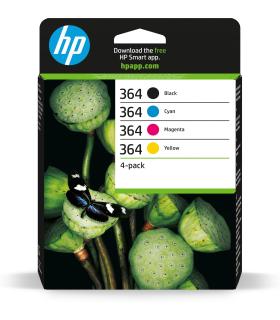 HP Pack de ahorro de 4 cartuchos de tinta original 364 negro cian magenta amarillo