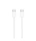 Nanocable Cable USB-C 2.0 60W 3A, USB-C M-USB-C M, Blanco, 2 m