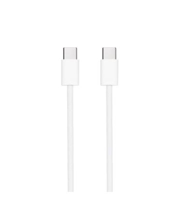 Nanocable Cable USB-C 2.0 60W 3A, USB-C M-USB-C M, Blanco, 2 m