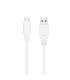 Nanocable Cable USB 3.1, Gen2 10 Gbps 3A, tipo USB-C M-A M, Blanco, 2 m