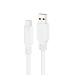 Nanocable Cable USB 3.1, Gen2 10 Gbps 3A, tipo USB-C M-A M, Blanco, 2 m