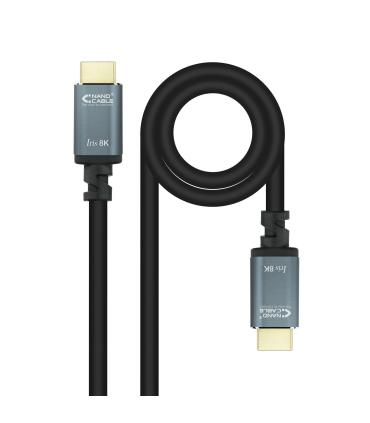 Nanocable Cable HDMI 2.1 IRIS 8K A M-A M, Negro, 2 Metros