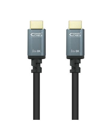 Nanocable Cable HDMI 2.1 IRIS 8K A M-A M, Negro, 2 Metros