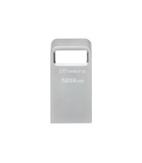 Kingston Technology DataTraveler Micro unidad flash USB 128 GB USB tipo A 3.2 Gen 1 (3.1 Gen 1) Plata