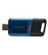 Kingston Technology DataTraveler 80 M unidad flash USB 256 GB USB Tipo C 3.2 Gen 1 (3.1 Gen 1) Negro, Azul