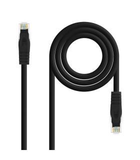 Nanocable Cable de red latiguillo RJ45 LSZH Cat.6A UTP AWG24, Negro, 3.0m