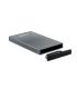 TooQ TQE-2527G caja para disco duro externo Caja de disco duro (HDD) Negro, Gris 2.5"