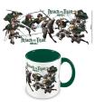 TAZA PERSONAJES ATTACK ON TITAN INTERIOR VERDE 315 ML PYRAMID INTERNATIONAL REDSTRING MGC27411