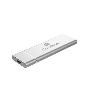 CoolBox MiniChase N31 Caja externa para unidad de estado sólido (SSD) Plata M.2