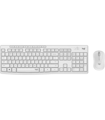 Logitech MK295 Silent Wireless Combo teclado Ratón incluido Oficina USB QWERTZ Alemán Blanco