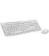 Logitech MK295 Silent Wireless Combo teclado Ratón incluido Oficina USB QWERTZ Alemán Blanco