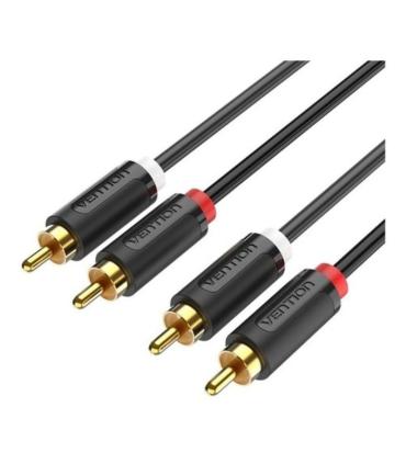 Cable Estreo Vention BCMBG/ 2x RCA Macho - 2x RCA Macho/ 1.5m/ Negro