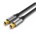 Cable de Audio de Fibra ptica Vention BAVHF/ 1m/ Gris