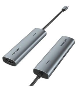 Docking USB Tipo-C Vention TGGHB/ 3xUSB/ 1xHDMI/ 1xUSB Tipo-C PD