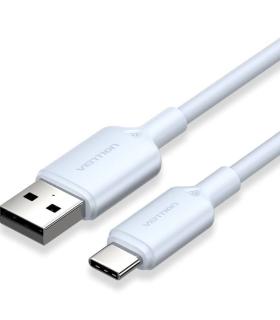 Cable USB 2.0 Tipo-C Vention CTQLH/ USB Tipo-C Macho - USB Macho/ Hasta 60W/ 480Mbps/ 2m/ Azul