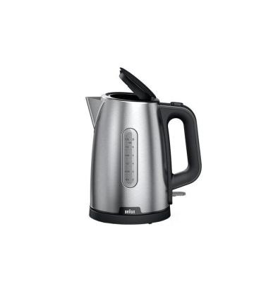 Braun WK 1500 tetera eléctrica 1,7 L 2200 W Negro, Acero inoxidable