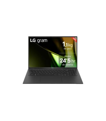 LG Gram 16ZD90S Intel Core Ultra 7 155H Portátil 40,6 cm (16") WQXGA 16 GB LPDDR5-SDRAM 512 GB SSD Wi-Fi 6E (802.11ax) Negro