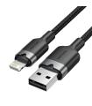 Cable USB Lightning Vention LANBF/ USB Macho - Lightning Macho/ 480Mbps/ 1m/ Negro