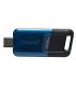 Kingston Technology DataTraveler 80 M unidad flash USB 128 GB USB Tipo C 3.2 Gen 1 (3.1 Gen 1) Negro, Azul