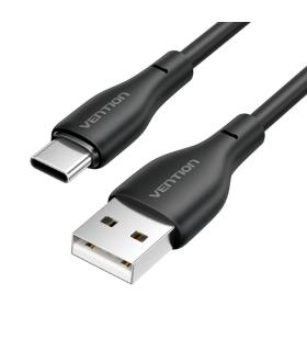 Cable USB Tipo-C Vention H25BF/ USB Tipo-C Macho - USB Macho/ 15W/ 480Mbps/ 1m/ Negro